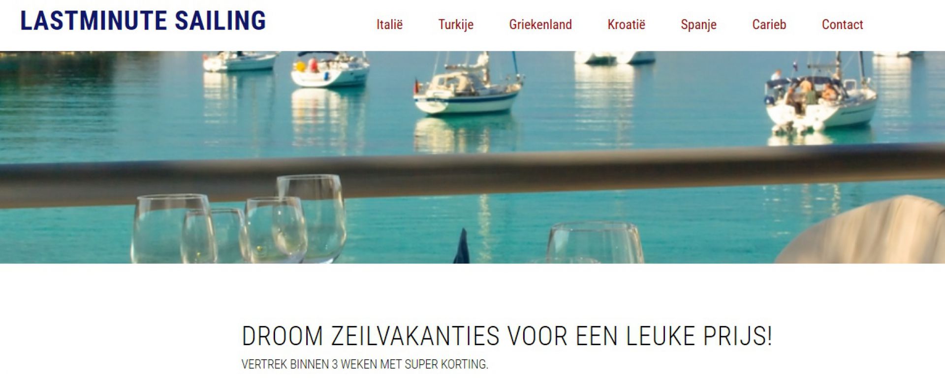 Last minute zeilvakantie Italie